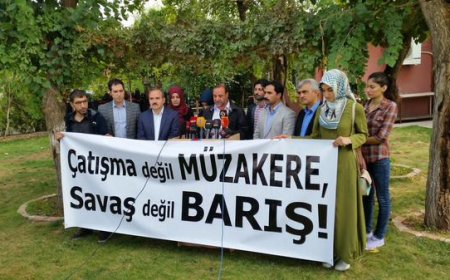 Çatışma Değil Müzakere Savaş Değil Barış: Eylemsizlik İlanına Olumlu Cevap Verilsin!