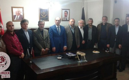 MAZLUMDER BURSA ŞUBE ERBAKAN VAKFI’NI ZİYARET ETTİ