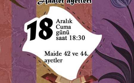 MAZLUMDER Ankara Şubesi Meal-Tefsir Okumaları Devam Ediyor!