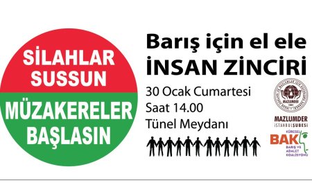 Eylem Çağrısı: Silahlar Sussun Müzakereler Başlasın