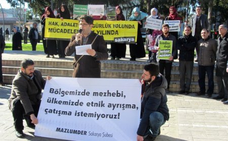 Ne mezhebi, ne etnik çatışma istiyoruz