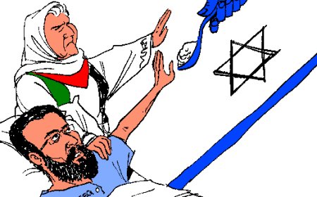 Açlık grevindeki tutsak Filistinli Gazeteci Muhammed el-Kik ile dayanışma eylemi