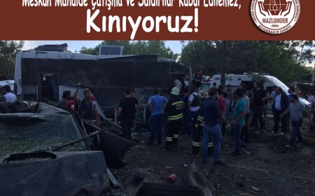 Meskun Mahalde Çatışma ve Saldırılar Kabul Edilemez, Kınıyoruz!