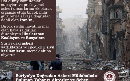 Suriye'ye Doğrudan Askeri Müdahaleler Raporu Yayınlandı