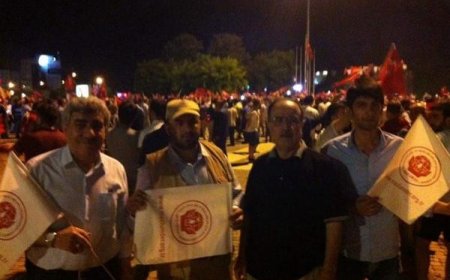 SIVIL DİRENİŞ İÇİN MAZLUMDER GAZIANTEP OLARAK DEMOKRASI MEYDANINDAYIZ