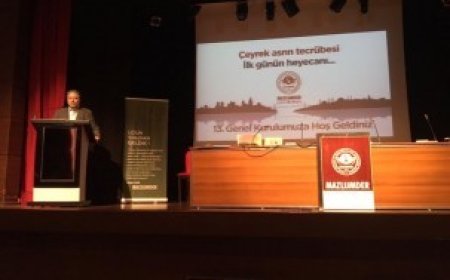 MAZLUMDER 13. OLAĞAN GENEL KURULU GERÇEKLEŞTİRİLDİ