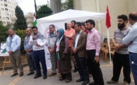 AÇLIK GREVİNDEKİ FİLİSTİNLİ MAHKUMLARI DESTEKLİYORUZ