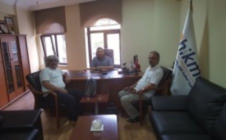 MAZLUMDER' den Hikmet Derneğine  Taziye Ziyareti