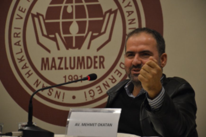 34. CEZAEVİ SÖYLEŞİSİ MEHMET OKATAN'IN KATILIMIYLA GERÇEKLEŞTİRİLDİ