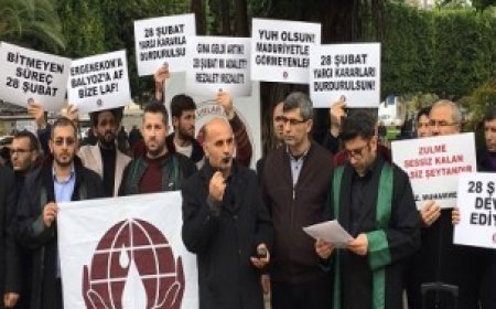 BİTMEYEN 28 ŞUBAT HAYAT ÇALMAYA DEVAM EDİYOR!  Başlıklı basın açıklamamız