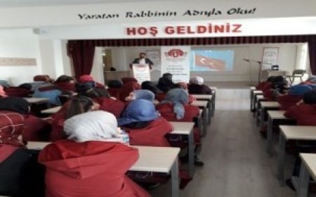Okullarda İnsan Hakları Semineri - Hukukçu Taner AFŞAR - Talas Yamandede Kız İmam Hatip Lisesi