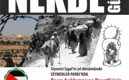 Nekbe Gününde yaşanan katliamı kınıyoruz