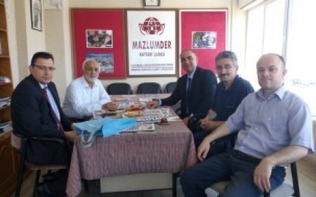 Kayseri SGK İl Müdürü Hacı Ali HASGÜL derneğimizi ziyaret ederek çalışmalar hakkında bilgiler aldı
