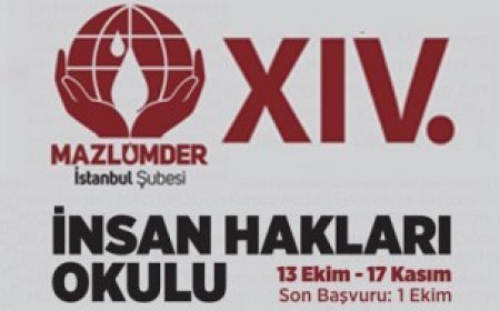 14. İnsan Hakları Okulu Ders Programı