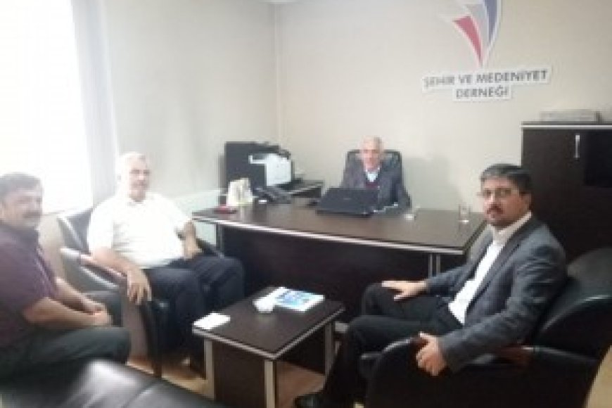 MAZLUMDER'den Şehir ve Medeniyet Derneğine  Ziyaret