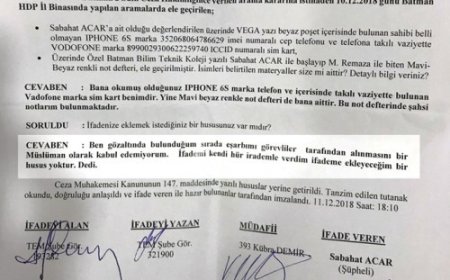 Batman, "Gözaltında Başörtüsü Çıkarılan Kadınlar" Raporu