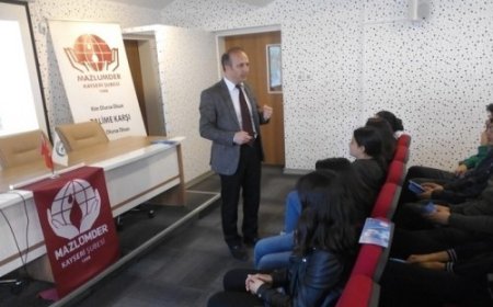 Okullarda İnsan Hakları Semineri - Ahmet EREN Anadolu Lisesi - Eğitimci Murat SERİM