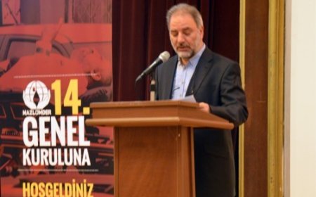 MAZLUMDER Genel Başkanı Ramazan Beyhan'ın 14. Genel Kurula Hitabı