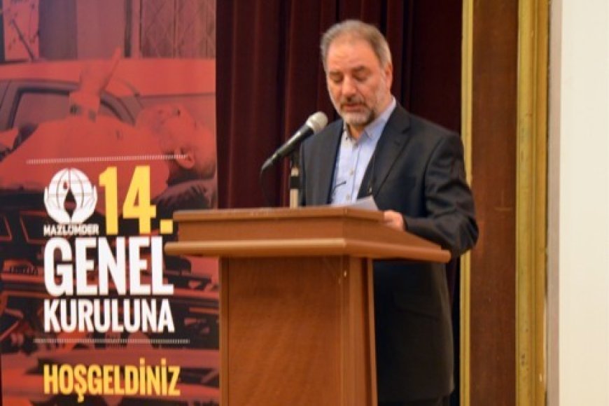 MAZLUMDER Genel Başkanı Ramazan Beyhan'ın 14. Genel Kurula Hitabı