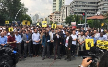 MUHAMMED MURSİ İÇİN GIYABİ CENAZE NAMAZI VE PROTESTOYA ÜYE VE YÖNETİCİLERİMİZLE BİRLİKTE İŞTİRAK ETTİK