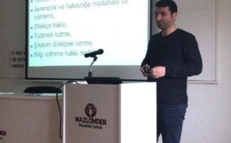 Mazlumder İnsan Hakları Okulu 2. Dönem 4. Hafta