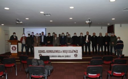MAZLUMDER ANKARA ŞUBE 11. DÖNEM  GENEL KURULUNU GERÇEKLEŞTİRDİK