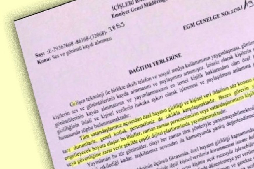 Delil Karartma Nitelikli Genelgelerle İşkence Ve Kötü Muamelenin Üstünün Örtülmesi Kabul Edilemez