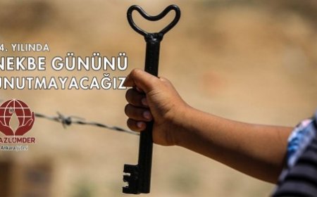 74. YILINDA NEKBE GÜNÜNÜ UNUTMAYACAĞIZ