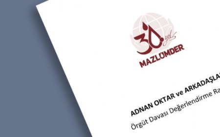 KAMUOYUNA DUYURU: Adnan Oktar Ve Arkadaşları Örgüt Davası Değerlendirme Raporu