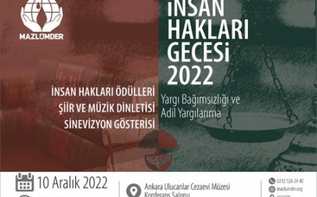 İnsan Hakları Gecesine Davet