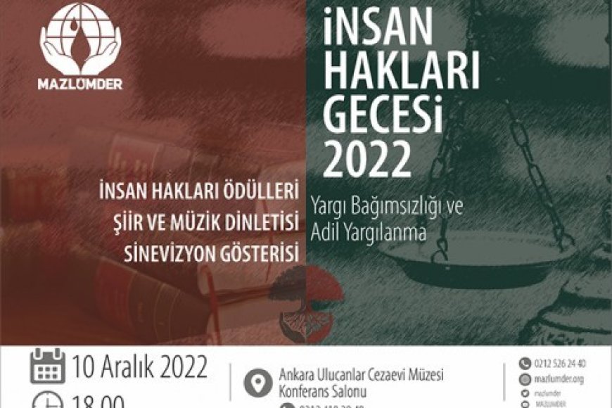 İnsan Hakları Gecesine Davet