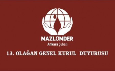 (ANKARA ŞUBE) 13. OLAĞAN GENEL KURUL İLANI